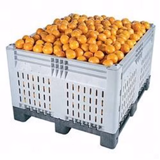 Caja plástica industrial resistente durable plegable de la plataforma de los compartimientos de los cajones del almacenamiento