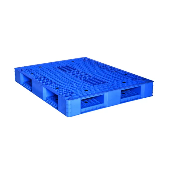 Paletas de plástico duraderas para almacenamiento de almacén de logística industrial de calidad confiable
