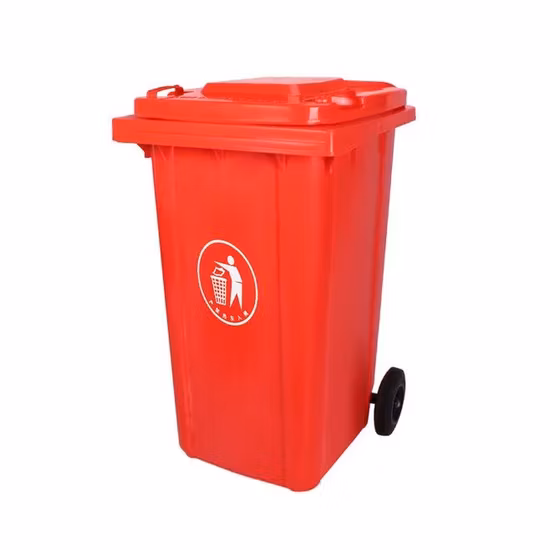 120L 240L 360L 660L 1100L Cubo de basura de plástico de tamaño personalizado para exteriores / Papelera / Papelera / Papelera a la venta